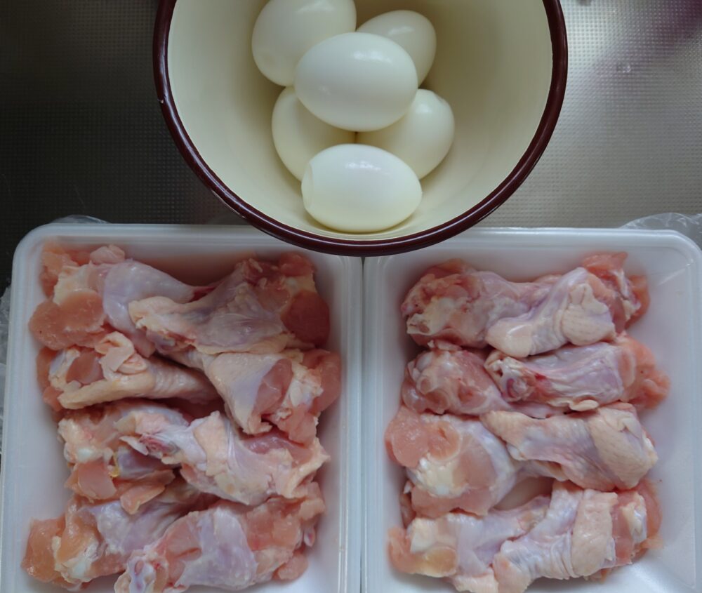 【超簡単おつまみレシピ】鶏のさっぱり煮　作り方１