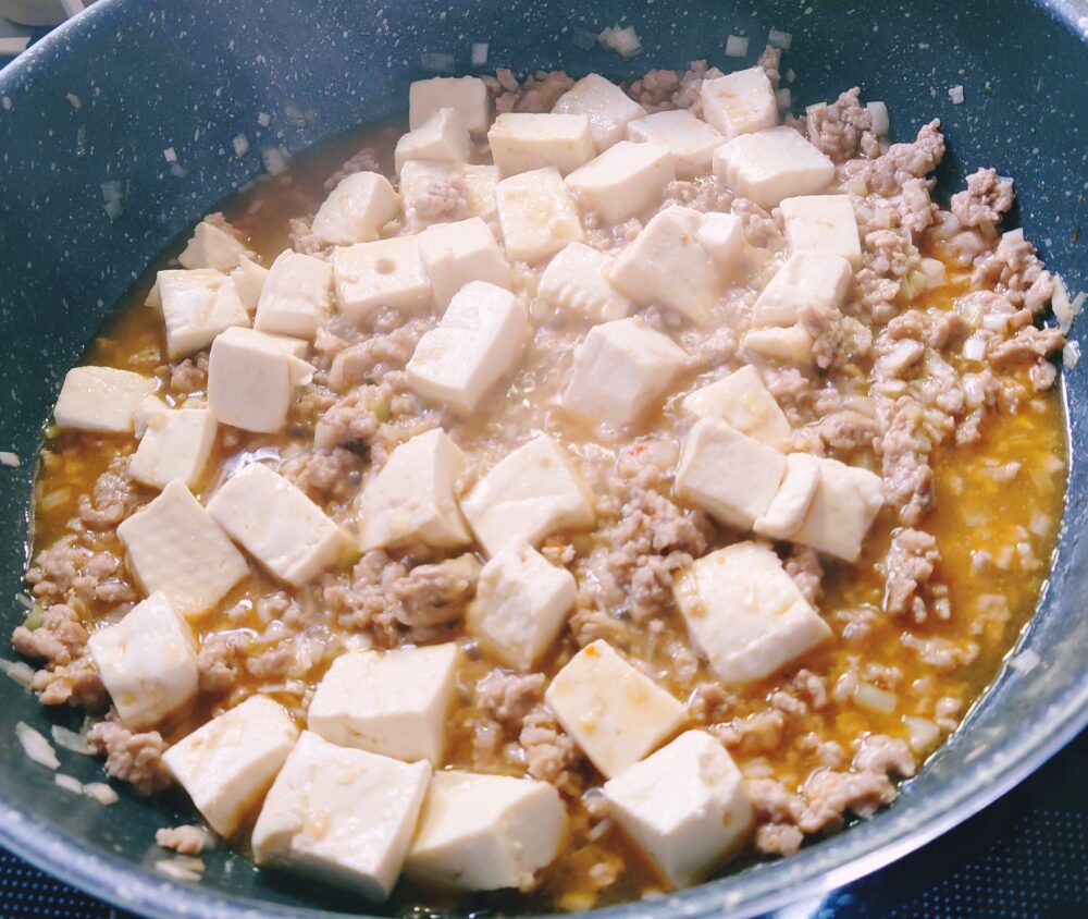 【簡単レシピ】手軽に本格！わが家の麻婆豆腐　作り方７