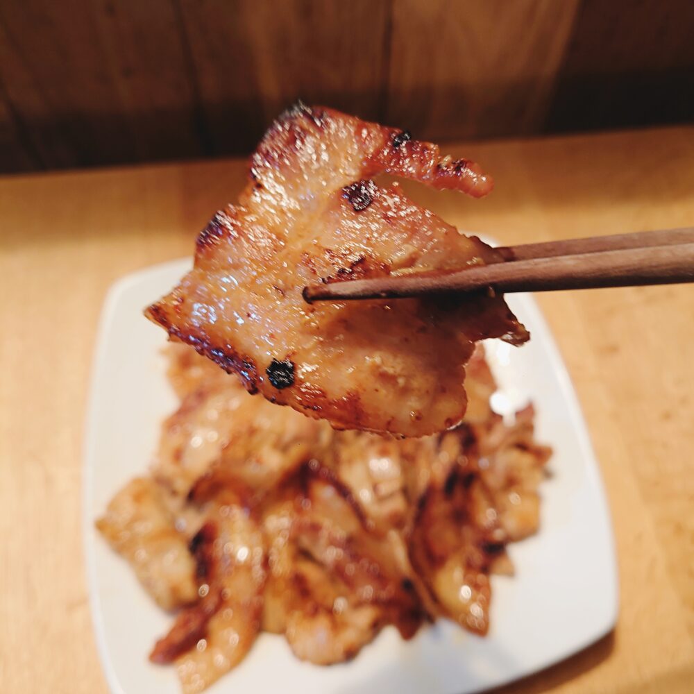 【実食レビュー】伊達のくら「うちホル」牛豚カルビ焼肉用1kgの感想(豚カルビ)